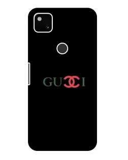 Чехол для Google Pixel 4a с картинкой «Gucci — красный градиент»