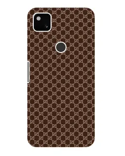 Чехол для Google Pixel 4a с картинкой «Gucci — шоколадная сетка»