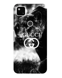 Чехол для Google Pixel 4a с картинкой «Gucci — дикая природа»