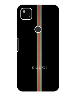Чехол для Google Pixel 4a с картинкой «Gucci — строгая линия»