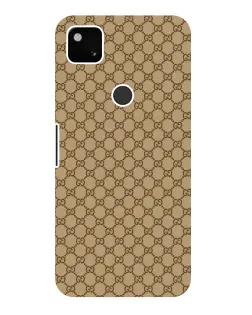 Чехол для Google Pixel 4a с картинкой «Gucci — классический беж»