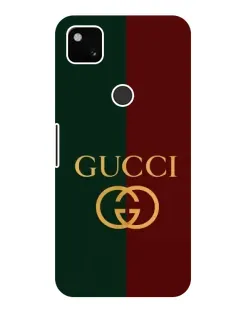 Чехол для Google Pixel 4a с картинкой «Gucci — темно-зеленый градиент»