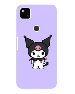 Чехол для Google Pixel 4a с картинкой «Kuromi — нежный фиолетовый»