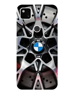 Чехол для Google Pixel 4a с картинкой «BMW — деталь диска»