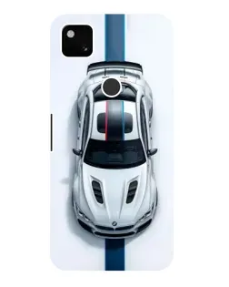 Чехол для Google Pixel 4a с картинкой «Вид сверху — BMW M»