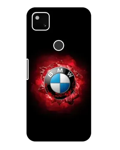 Чехол для Google Pixel 4a с картинкой «Логотип BMW — вспышка»