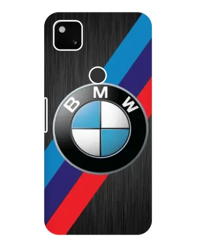 Чехол для Google Pixel 4a с картинкой «BMW M-stripes стиль»