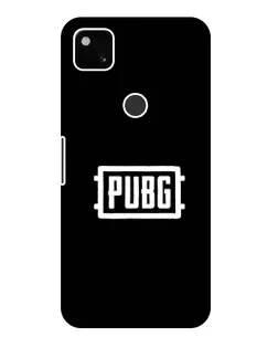 Чехол для Google Pixel 4a с картинкой «Лого BMW — металлический блеск»