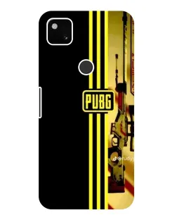Чехол для Google Pixel 4a с картинкой «PUBG — камуфляжный шлем»