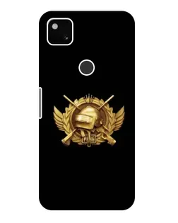 Чехол для Google Pixel 4a с картинкой «PUBG — оранжевый градиент»