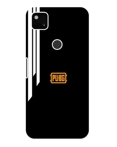 Чехол для Google Pixel 4a с картинкой «PUBG — вертикальные линии»