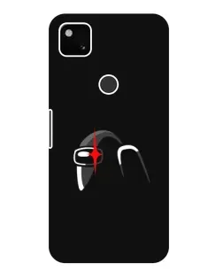 Чехол для Google Pixel 4a с картинкой «Among Us шлем»