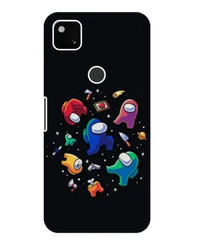 Чехол для Google Pixel 4a с картинкой «Among Us космос»