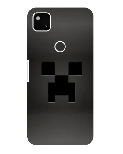 Чехол для Google Pixel 4a с картинкой «Черный крипер градиент»