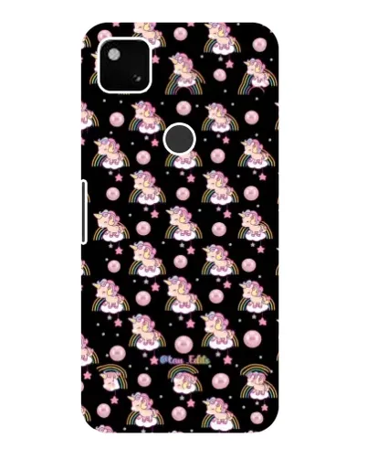 Чехол для Google Pixel 4a с картинкой «Magic Unicorn паттерн»