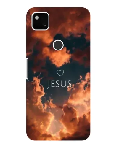Чехол для Google Pixel 4a с картинкой «Сияние Имени Jesus»