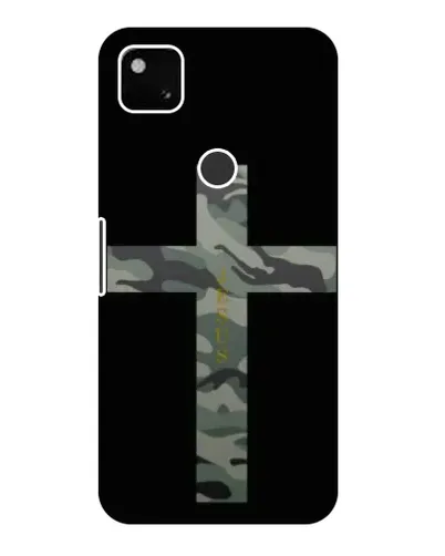 Чехол для Google Pixel 4a с картинкой «Милитари Крест»