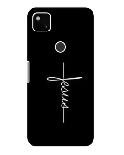 Чехол для Google Pixel 4a с картинкой «Тонкая линия веры»