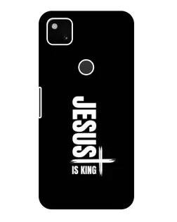 Чехол для Google Pixel 4a с картинкой «Вертикаль веры Jesus»