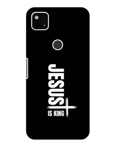 Чехол для Google Pixel 4a с картинкой «Вертикаль веры Jesus»