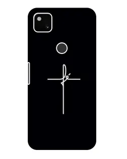 Чохол для Google Pixel 4a з картинкою «Тонкий хрест»