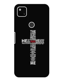 Чохол для Google Pixel 4a з картинкою «Текстовий хрест»