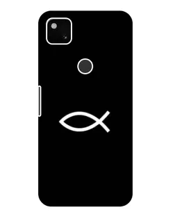 Чохол для Google Pixel 4a з картинкою «Символ риби Jesus»