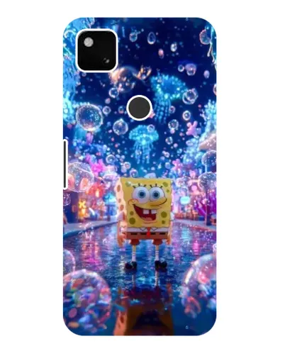 Чехол для Google Pixel 4a с картинкой «Неоновый океан»