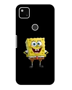 Чехол для Google Pixel 4a с картинкой «Классический Губка Боб»