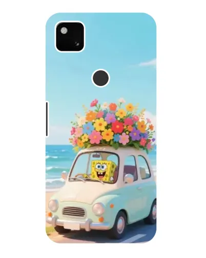 Чехол для Google Pixel 4a с картинкой «Автомобильное путешествие»