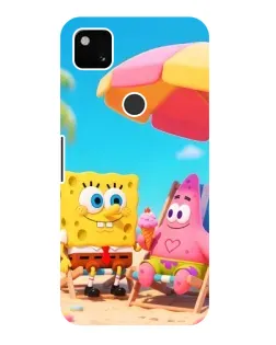 Чехол для Google Pixel 4a с картинкой «Отдых на пляже»