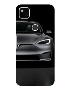 Чехол для Google Pixel 4a с картинкой «Tesla Model S Look»