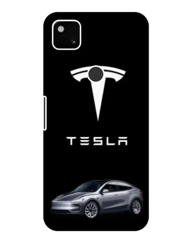 Чехол для Google Pixel 4a с картинкой «Tesla Model Y»
