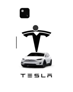 Чехол для Google Pixel 4a с картинкой «Tesla White Style»