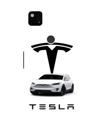 Чехол для Google Pixel 4a с картинкой «Tesla White Style»