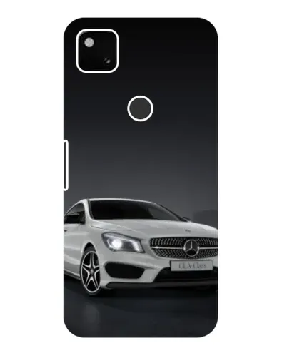 Чехол для Google Pixel 4a с картинкой «Mercedes AMG GT Silver»