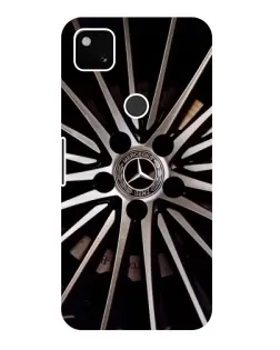 Чехол для Google Pixel 4a с картинкой «Диск Mercedes»