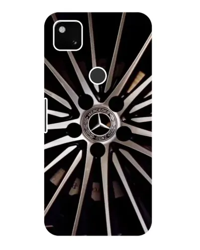 Чехол для Google Pixel 4a с картинкой «Диск Mercedes»