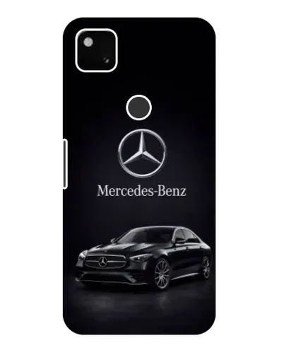 Чехол для Google Pixel 4a с картинкой «Mercedes — решетка радиатора»