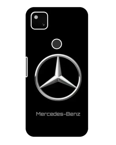 Чехол для Google Pixel 4a с картинкой «Mercedes Silver Logo»