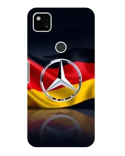 Чехол для Google Pixel 4a с картинкой «Mercedes — флаг Германии»