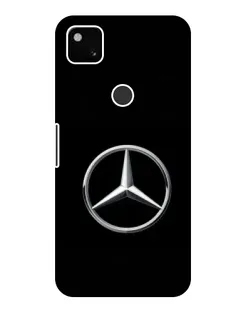 Чехол для Google Pixel 4a с картинкой «Mercedes классический лого»