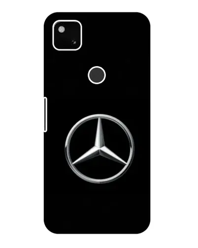 Чехол для Google Pixel 4a с картинкой «Mercedes классический лого»