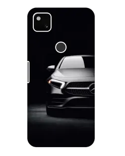 Чехол для Google Pixel 4a с картинкой «Свет фар Mercedes»
