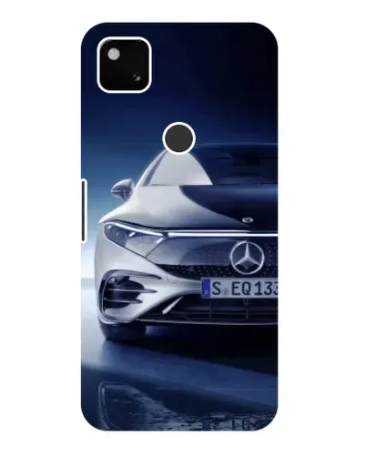 Чехол для Google Pixel 4a с картинкой «Mercedes EQ — будущее»