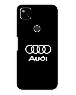 Чехол для Google Pixel 4a с картинкой «Классическое лого Audi»