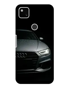 Чехол для Google Pixel 4a с картинкой «Audi — детализация кузова»