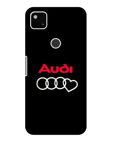 Чехол для Google Pixel 4a с картинкой «Логотип Audi Heart»