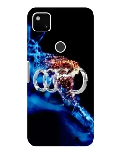 Чехол для Google Pixel 4a с картинкой «Энергия лого Audi»