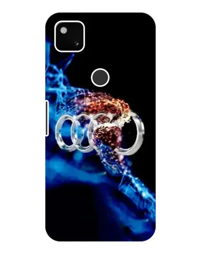 Чехол для Google Pixel 4a с картинкой «Энергия лого Audi»